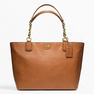 Coach Madison Large Leather Shoulder Tote!